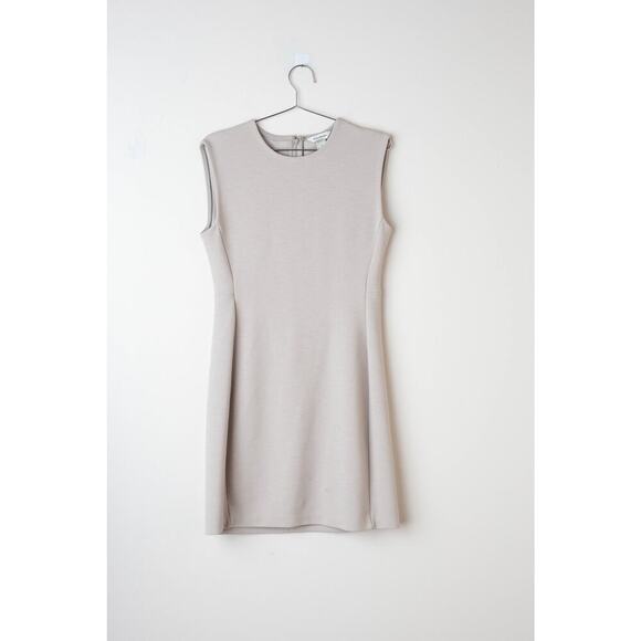 Club Monaco Cream Sculptural Mini Dress - Size 4 - Picture 3 of 8